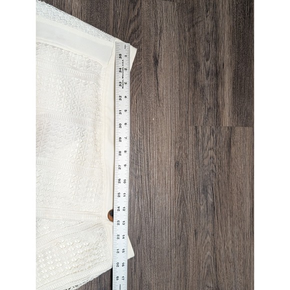 Derek Lam 10 Crosby Optic White Lace Wrap Mini Skirt TS81405LA Size 10 NEW - Picture 7 of 7